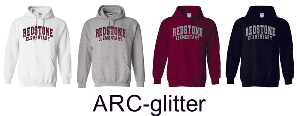 Redstone Basic Hoodie- 3 designs- matte or glitter