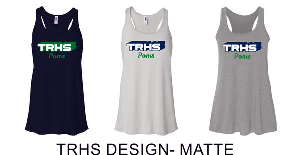 Thunder Ridge Poms  Ladies Flowy Tank- 3 Colors
