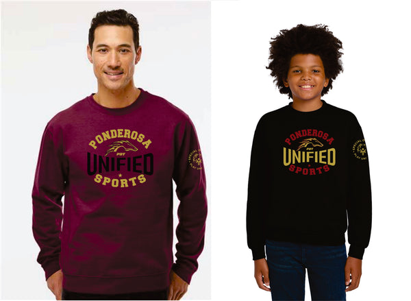 Pondo Unified Crewneck Sweatshirt -Youth and Adult Sizes