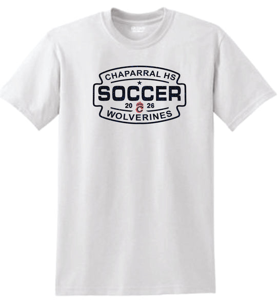 Chap Soccer Basic SOCCER Tee- Matte or Glitter