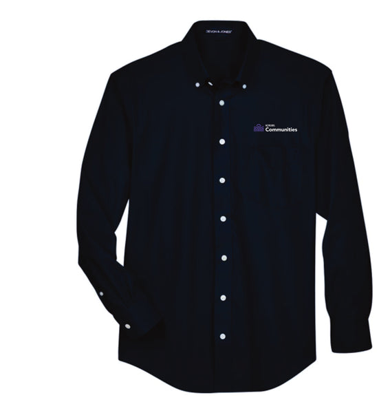 KOELBEL Communities Devon & Jones® Mens Solid Broadcloth Woven Shirt