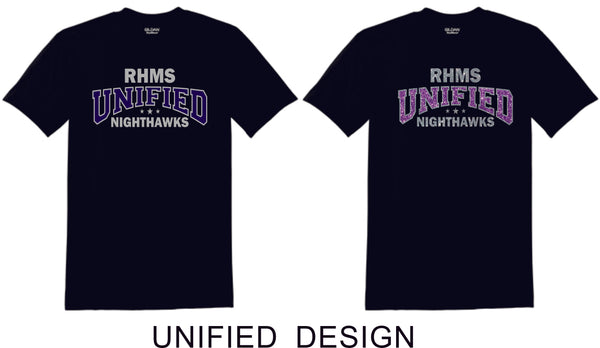 RHMS UNIFIED Tee- 2 designs -Matte or Glitter