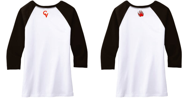 Castle View LAX Ladies Raglan Tee- 4 designs