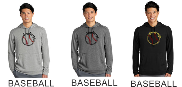 Pondo Baseball Unisex Wicking Fleece Hoodie- 5 Designs