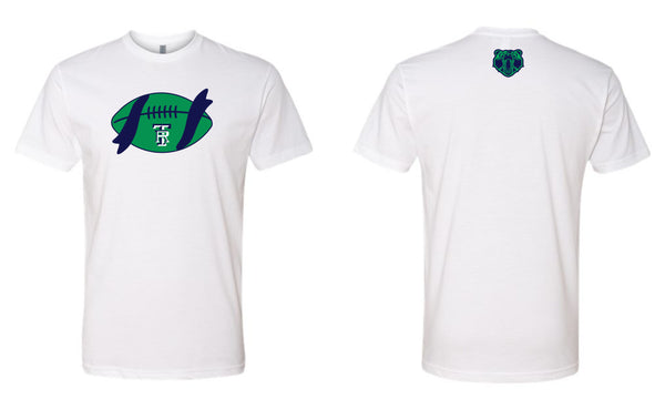 Thunder Ridge Flag Football Next Level Tee- FOOTBALL Design