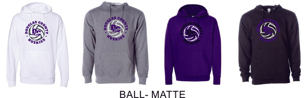DCHS Volleyball ARC Hoodie- Matte or Glitter