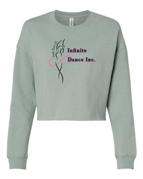 Infinite Dance Ladies Cropped Crewneck Sweatshirt