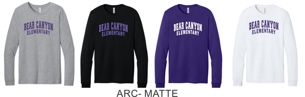 Bear Canyon Bella Canvas Long Sleeve Tee- 4 Designs