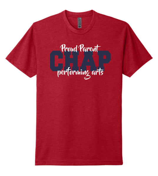 CHS Patrons Next Level Tee- PROUD PARENT Design