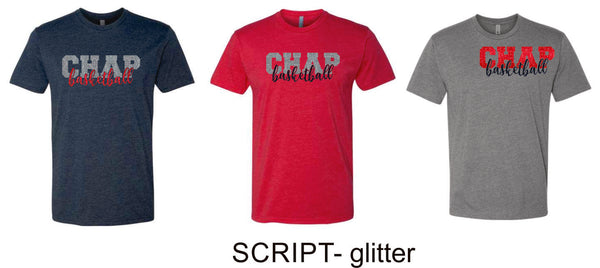 Chap Basketball Unisex Cotton Blend Tee- 4 Designs