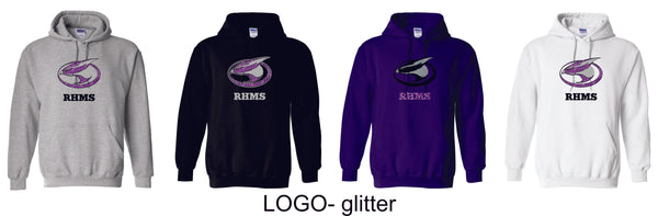 RHMS Basic Hoodie- 4 Designs- Matte or Glitter