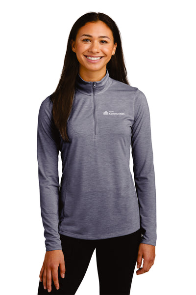 KOELBEL Communities Sport-Tek ® Ladies PosiCharge ® Tri-Blend Wicking 1/4-Zip Pullover