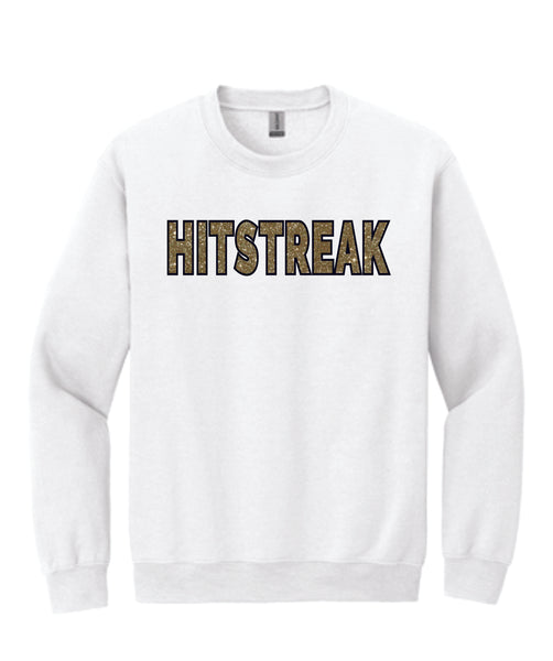 Hitstreak Gold Crewneck Sweatshirt- matte or glitter