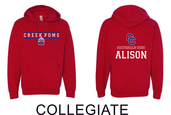 Creek Poms 2025 Hoodie- 5 designs