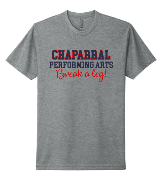 CHS Patrons Next Level Tee- BREAK A LEG Design