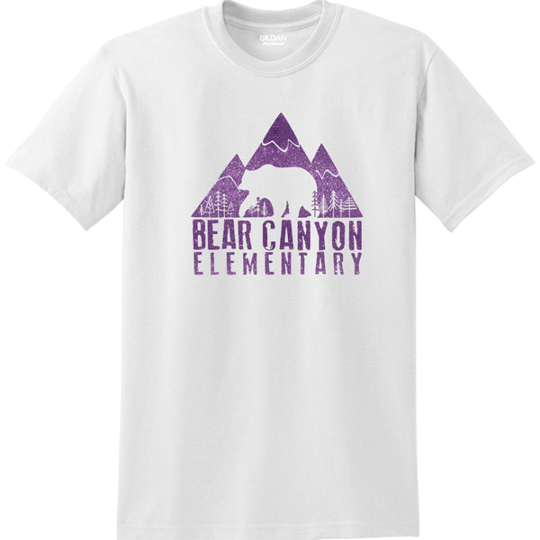 Bear Canyon Basic Tee LOGO Design- Matte or Glitter