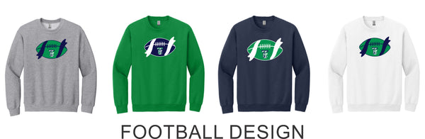 Thunder Ridge Flag Football Crewneck Sweatshirt - 5 Designs