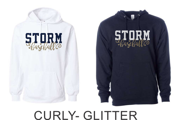 Storm Baseball Hoodie- Adult and Youth