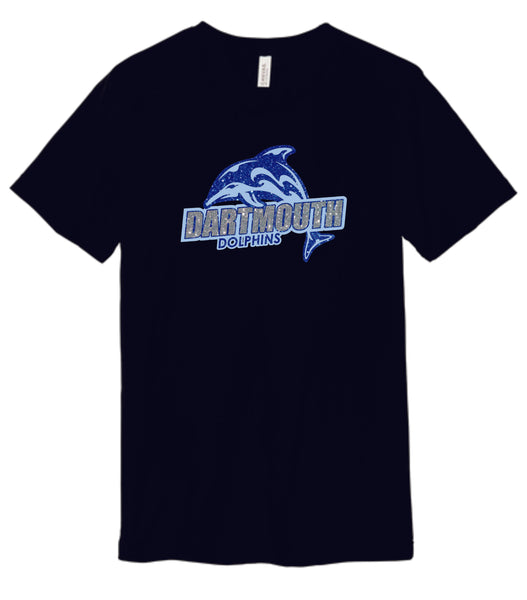 Dartmouth Bella Canvas Tee- LARGE LOGO Design