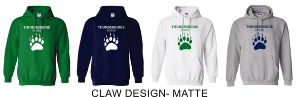 Thunder Ridge Poms Basic Hoodie- 4 Colors