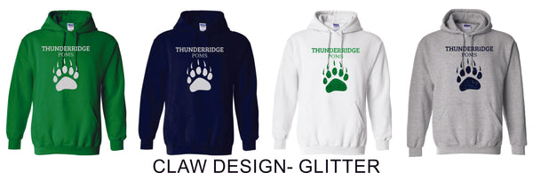Thunder Ridge Poms Basic Hoodie- 4 Colors