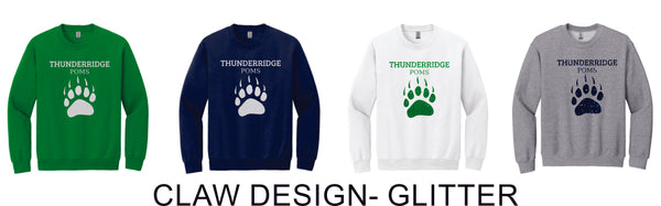 Thunder Ridge Poms Crewneck Sweatshirt - 4 Designs