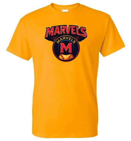 Marvels Basic LARGE LOGO Tee- Matte or Glitter