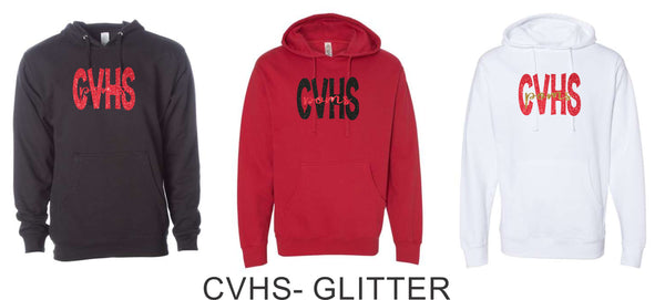 CV Poms Hoodie- Adult and Youth- 5 designs