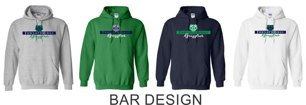 Thunder Ridge Flag Football Basic Hoodie- 5 Designs