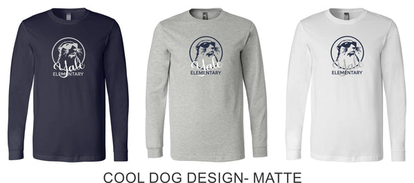 Yale Elementary Long Sleeve Tee- 4 designs- Adult, Youth Sizes