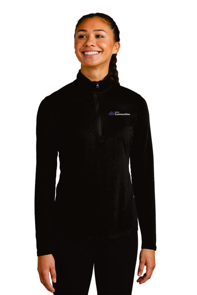 KOELBEL Communities Sport-Tek ® Ladies PosiCharge ® Tri-Blend Wicking 1/4-Zip Pullover