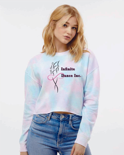 Infinite Dance Ladies Cropped Crewneck Sweatshirt