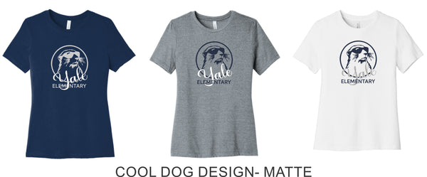 Yale Elementary Bella Canvas Ladies Tee- Matte or Glitter