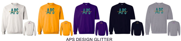 APS Crewneck Sweatshirt- matte or glitter