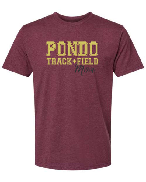 Pondo FAN Track & Field FAMILY Tee- matte and glitter