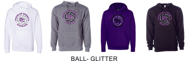 DCHS Volleyball ARC Hoodie- Matte or Glitter