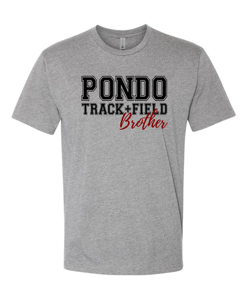 Pondo FAN Track & Field FAMILY Tee- matte and glitter