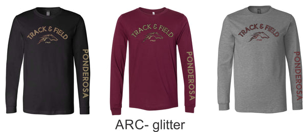 Pondo FAN Track & Field Bella Canvas Long Sleeve Tee- 4 Designs