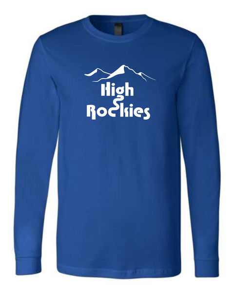 High Rockies Long Sleeve MOUNTAIN Tee- 4 Colors