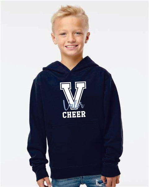 Valor Cheer Navy Hoodie- Adult and Youth Sizes