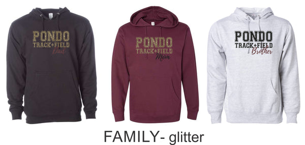 Pondo FAN Track & Field Hoodie- Adult and Youth