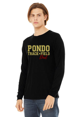 Pondo FAN Track & Field Bella Canvas Long Sleeve Tee- 4 Designs