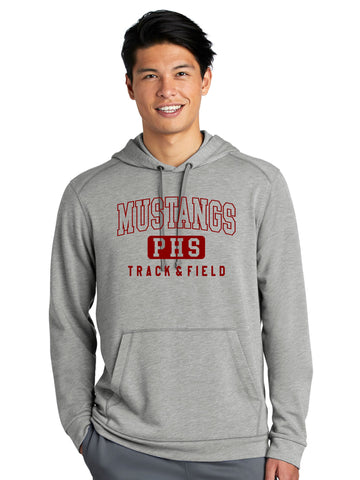 Pondo FAN Track & Field Triblend Wicking Hoodie- Ladies or Unisex