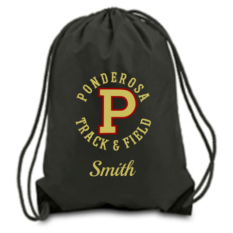 Pondo FAN Track & Field Drawstring Backpack-Matte or Glitter