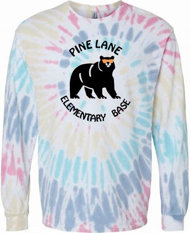 PLE BASE Tie Dye Long Sleeve Tee