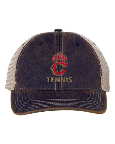 Chap Tennis Glitter Vintage Trucker Hat