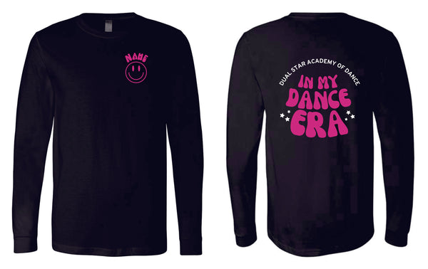 Dual Star IN MY DANCE ERA Long Sleeve Tee- Ladies, Youth, and Unisex