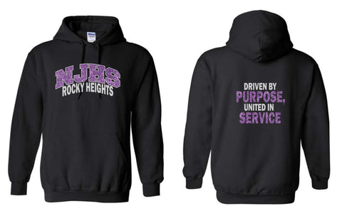 RHMS NJHS Hoodie - Matte or Glitter