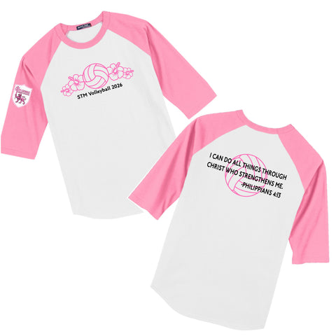 SMCPS Volleyball Raglan Tee