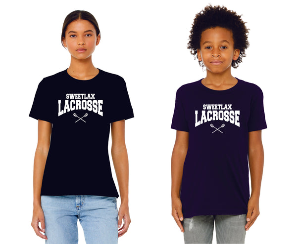 SWEETLAX  Logo Bella Canvas Tee- Youth, Ladies and Adult Sizes